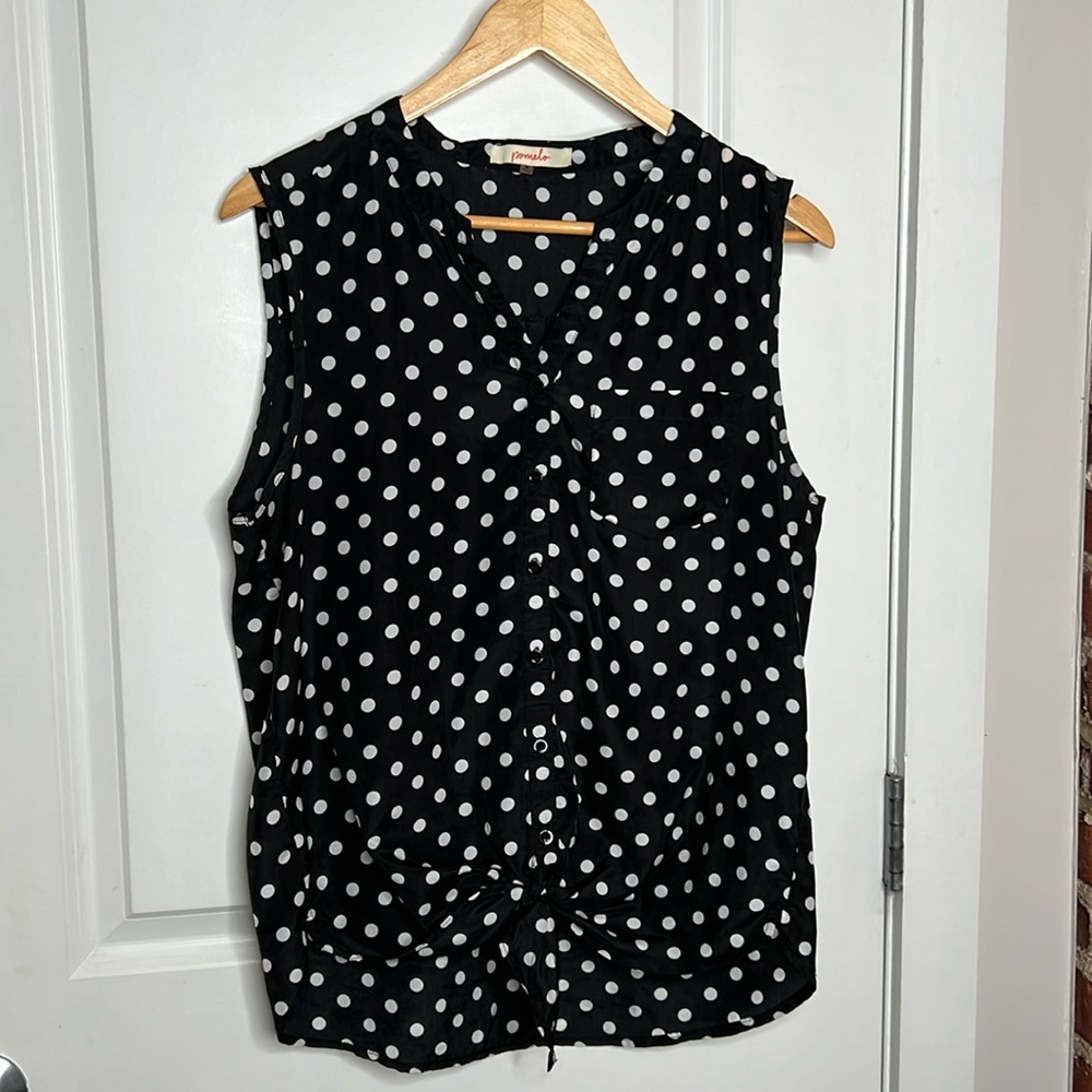 TIE FRONT TOP